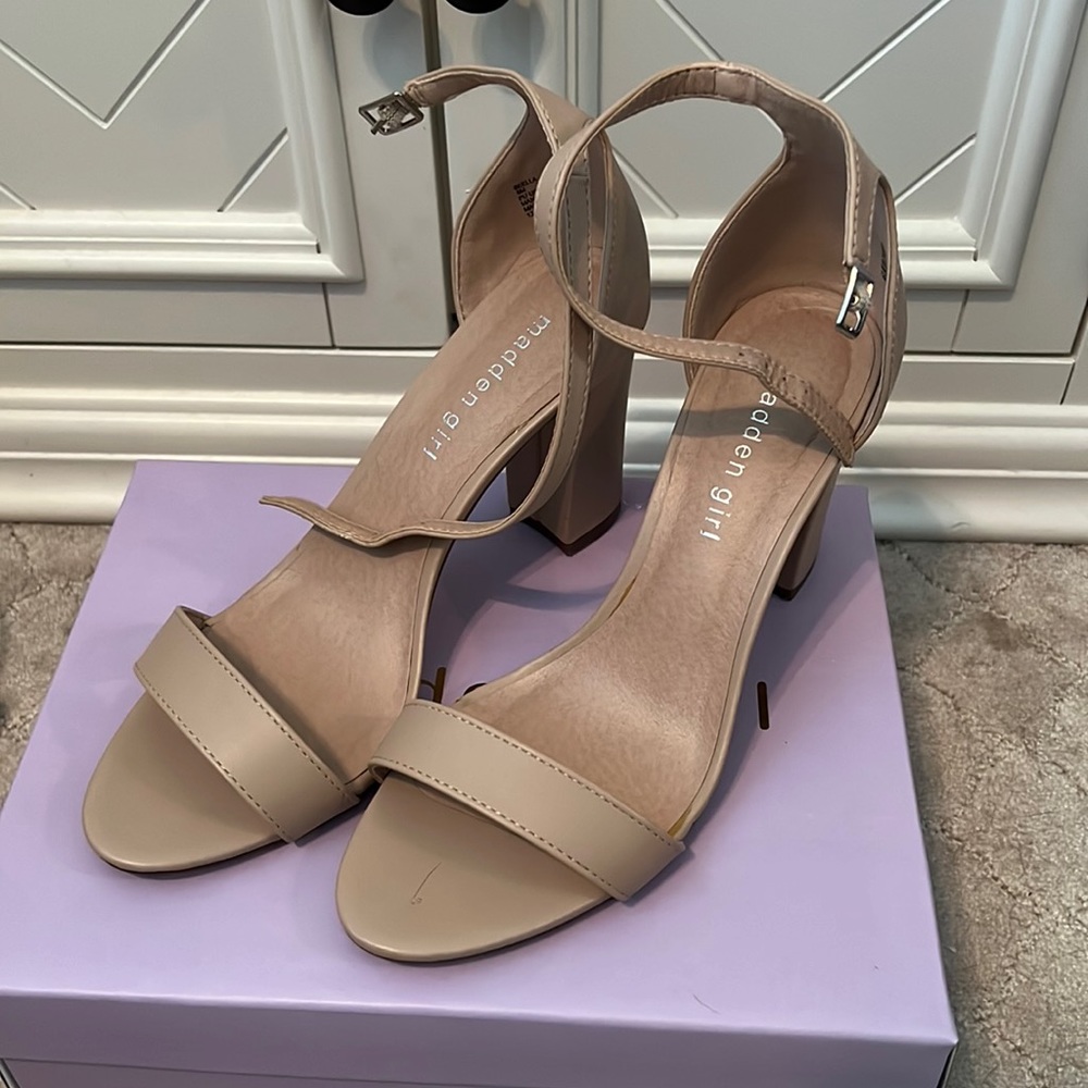 Nude Madden Girl Heels